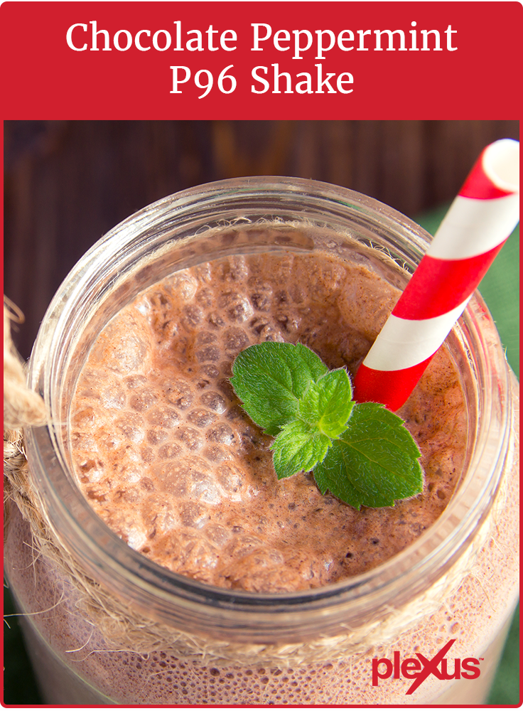 Plexus 96® Dark Chocolate Peppermint Protein Shake Plexus Worldwide